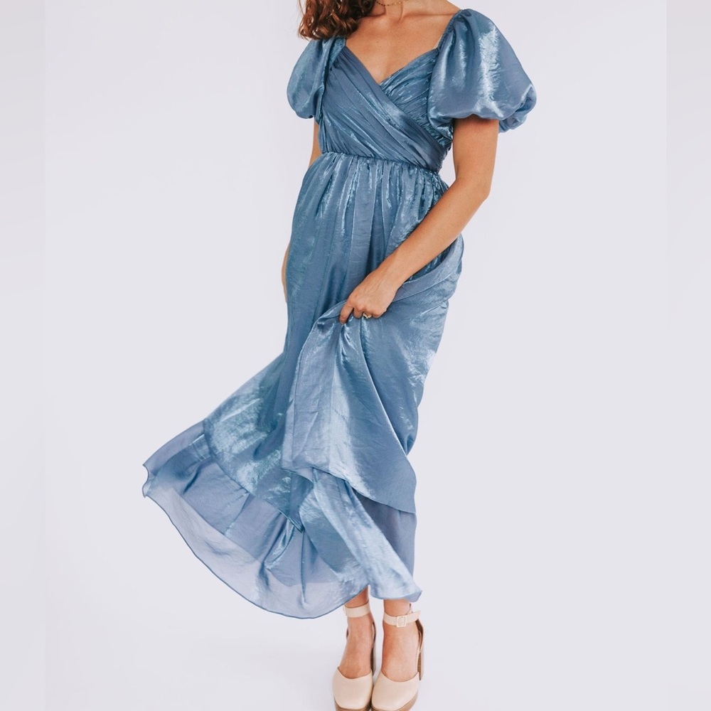 One Loved Babe Blue Women's Dress
